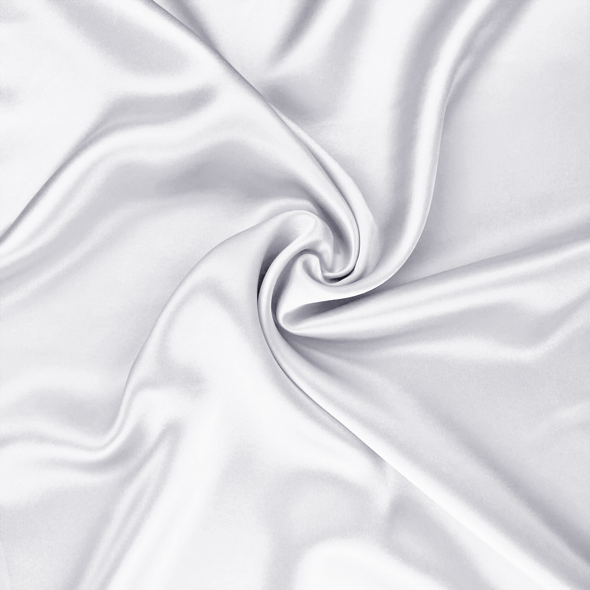 White Vegan Silk Affirmation Pillowcase, Satin silky pillow cover