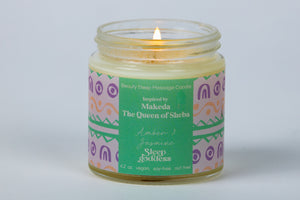 Massage Oil Skin Treatment Candle Queen of Sheba