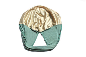 Sleep Turban Headwrap in Sea Green