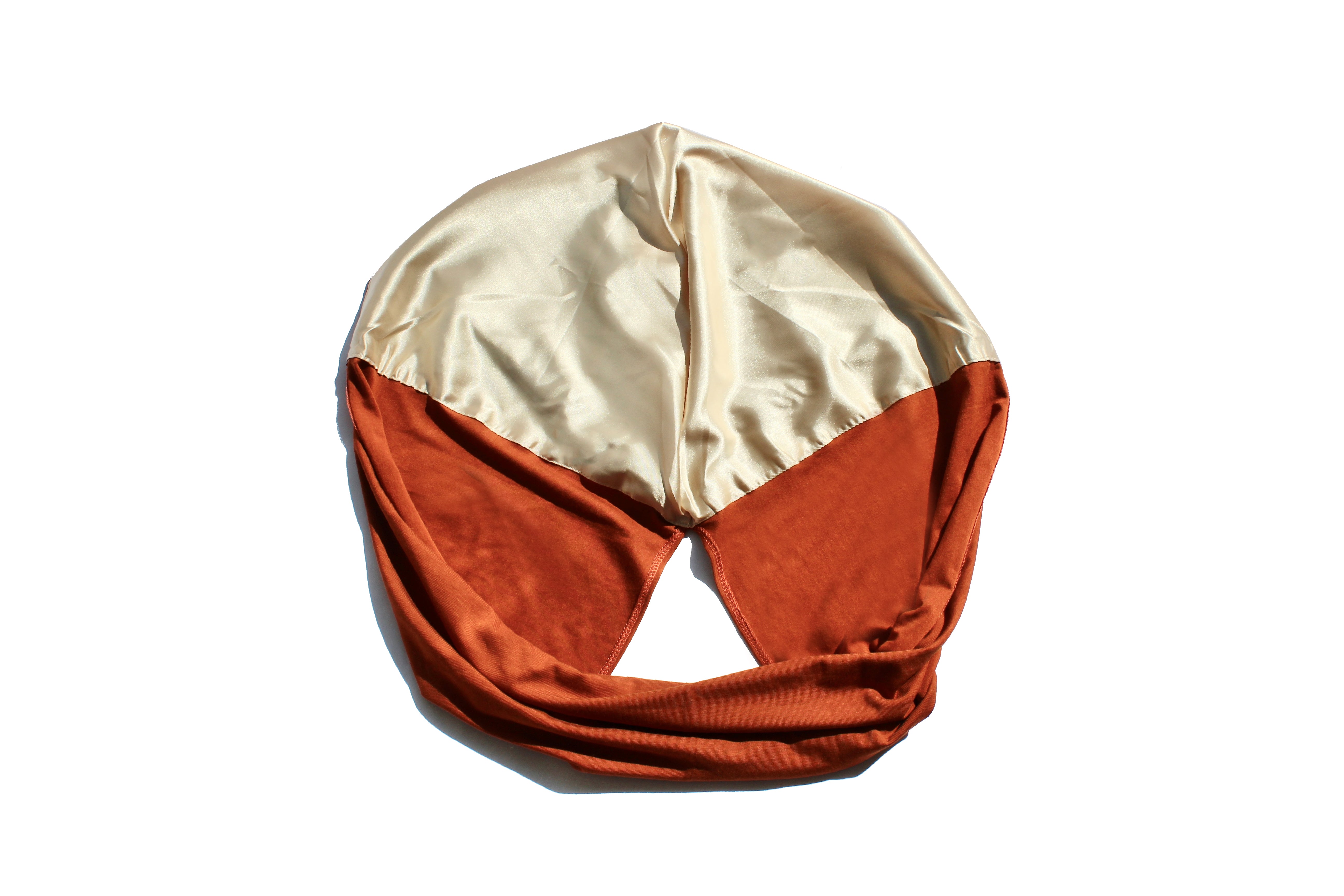 Sleep Turban Headwrap in Terracota